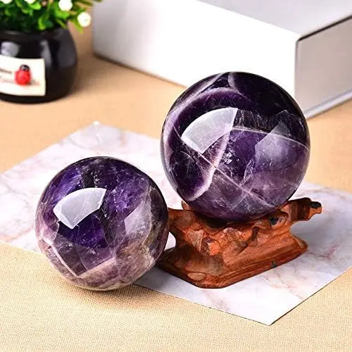 Natural Dream Amethyst Ball Polished Globe Home Decor HOME & KITCHEN