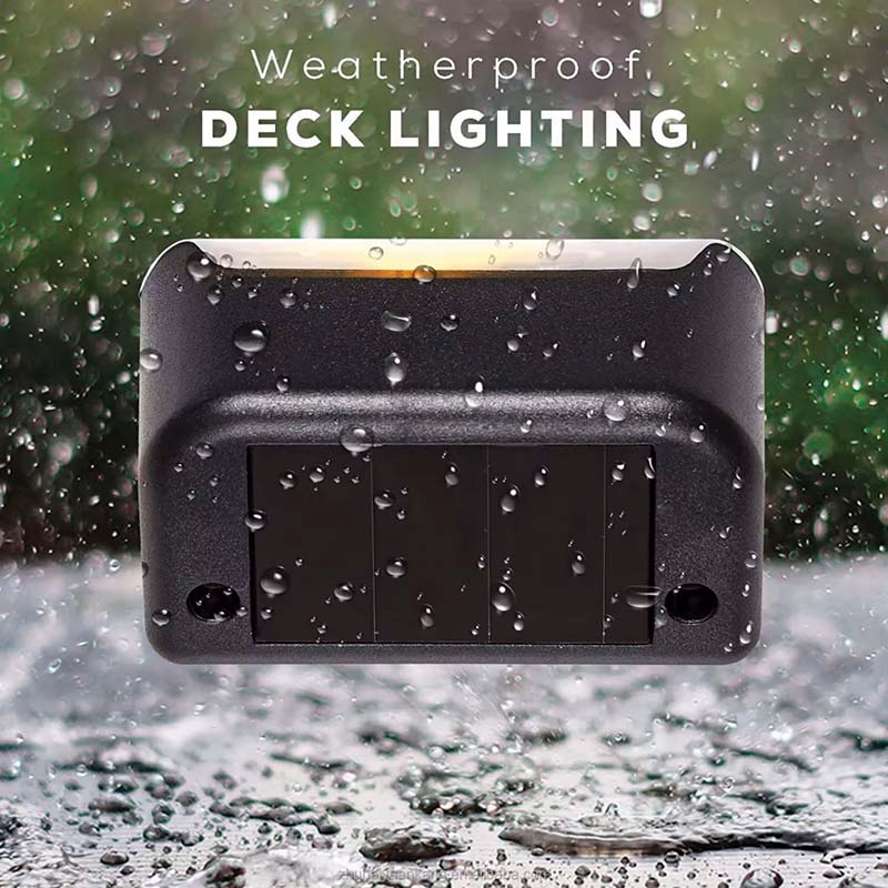 US’s #1 Rated Waterproof Solar Deck, Stair, Wall, Balcony, Garden Light Solee Grow