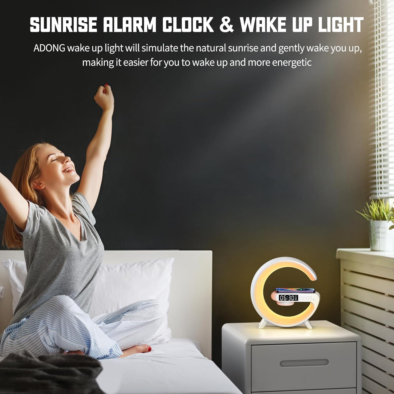 LED Smart Bluetooth Table Lamp with Speaker HOME & KITCHEN