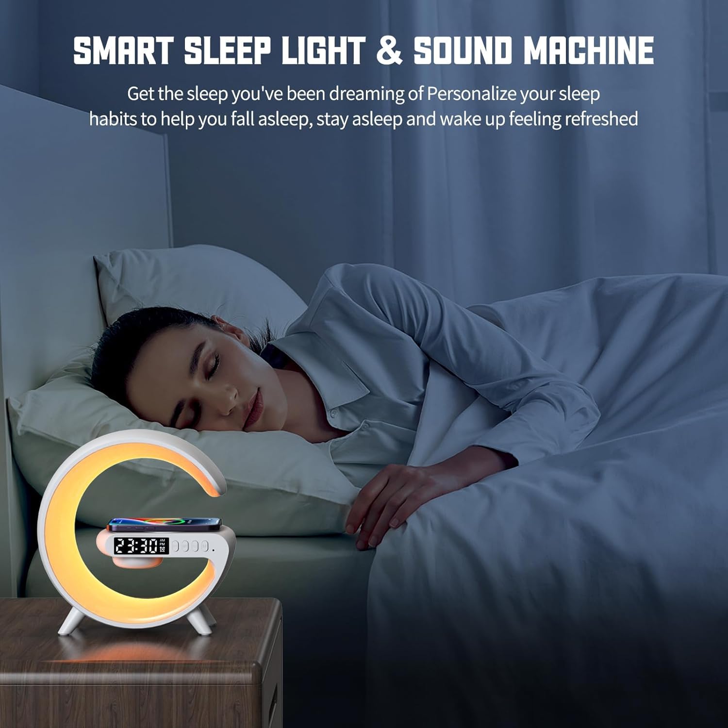 LED Smart Bluetooth Table Lamp with Speaker HOME & KITCHEN