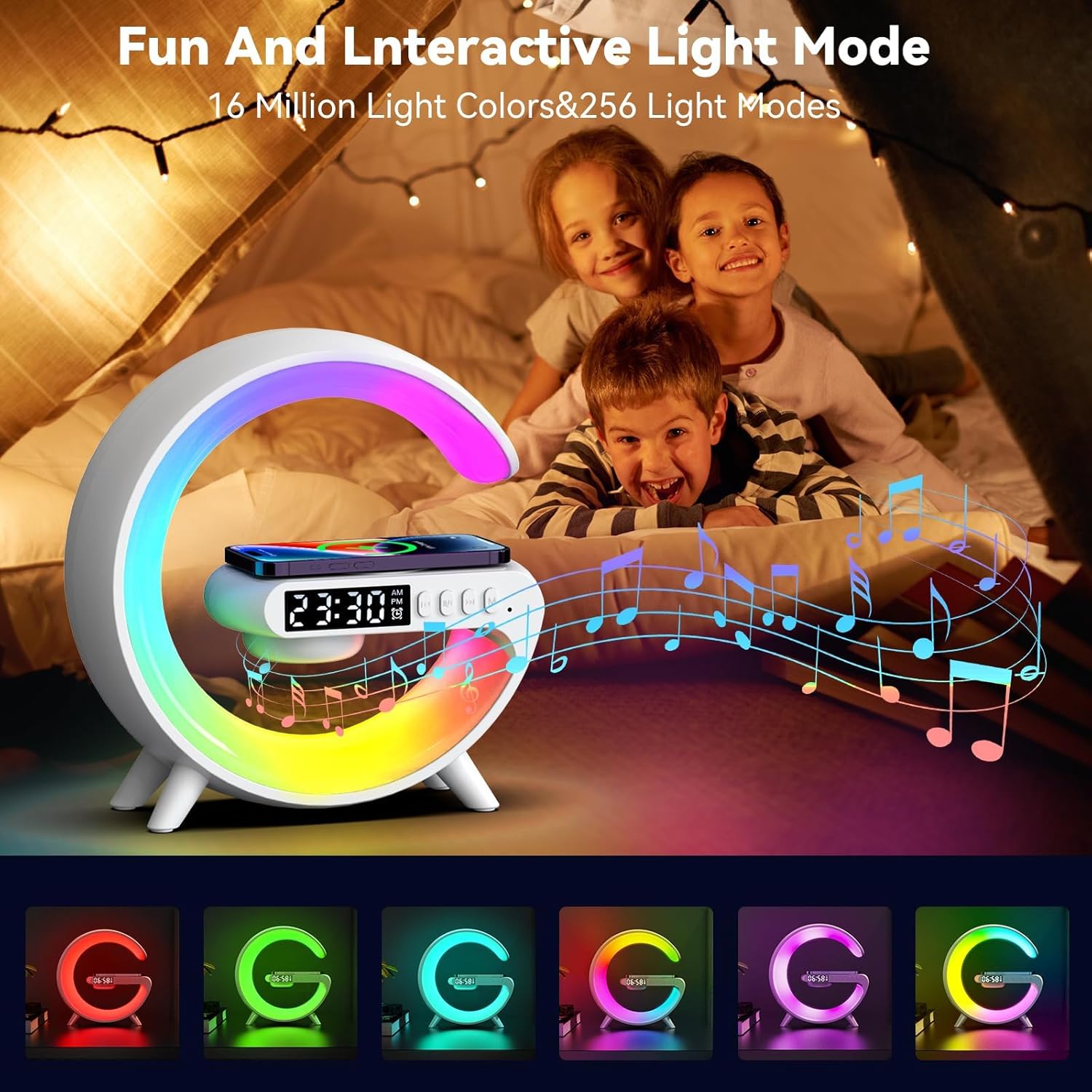 LED Smart Bluetooth Table Lamp with Speaker HOME & KITCHEN