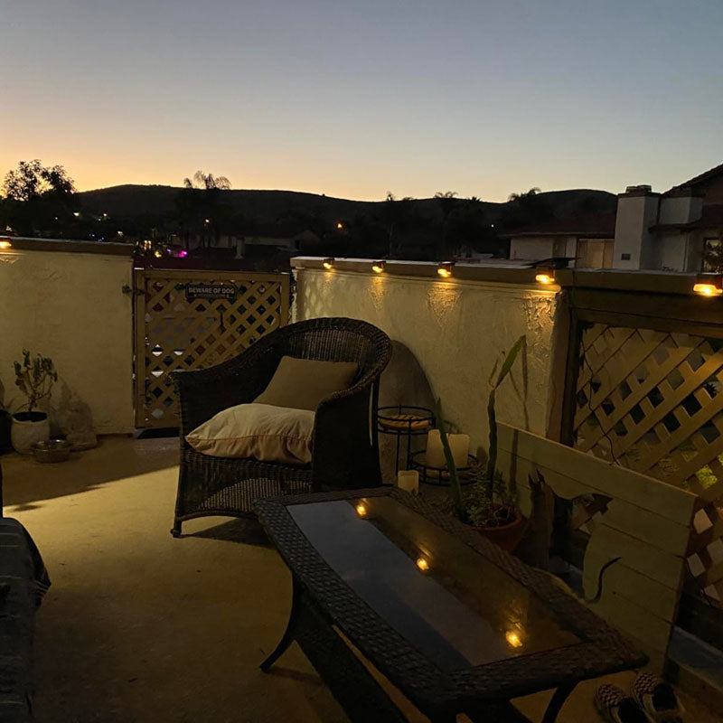 US’s #1 Rated Waterproof Solar Deck, Stair, Wall, Balcony, Garden Light Solee Grow