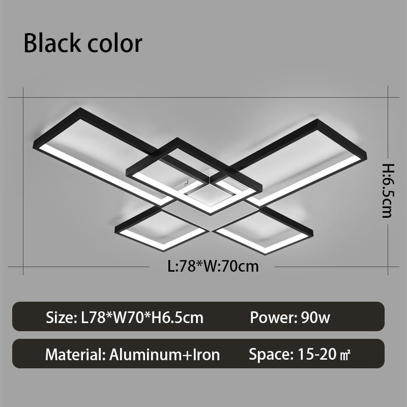 Nordic Modern Led Ceiling Lights for Living Room HOME & KITCHEN