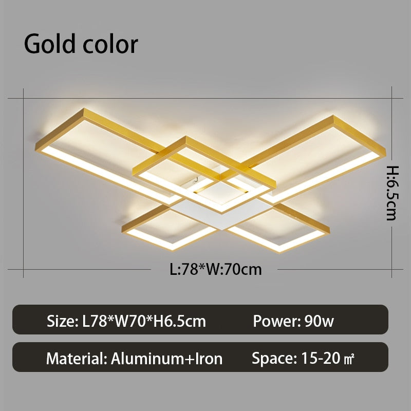 Nordic Modern Led Ceiling Lights for Living Room HOME & KITCHEN