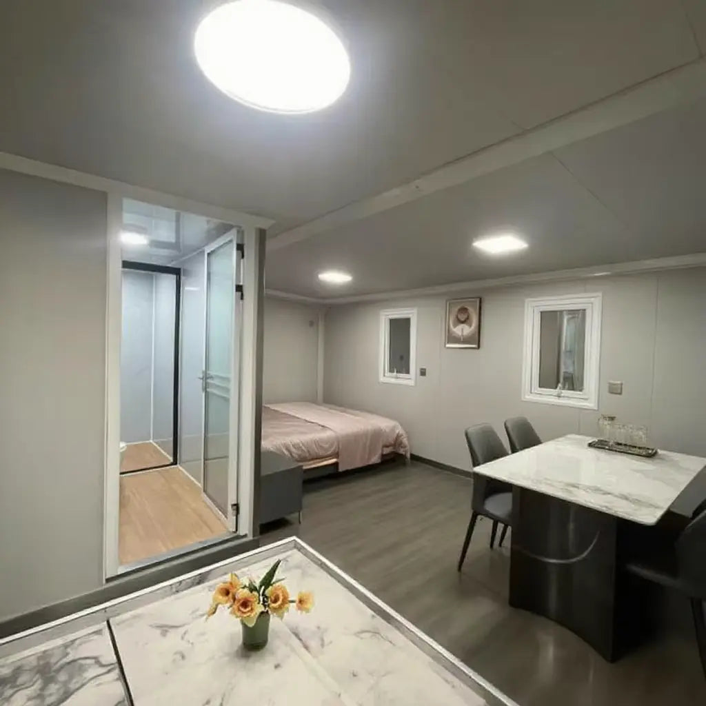 Ready-to-Assemble Mini Modular Steel Container ā Portable & Foldable Vacation Home.