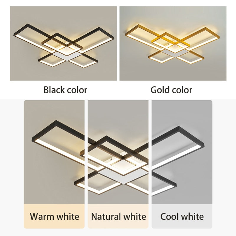 Nordic Modern Led Ceiling Lights for Living Room HOME & KITCHEN
