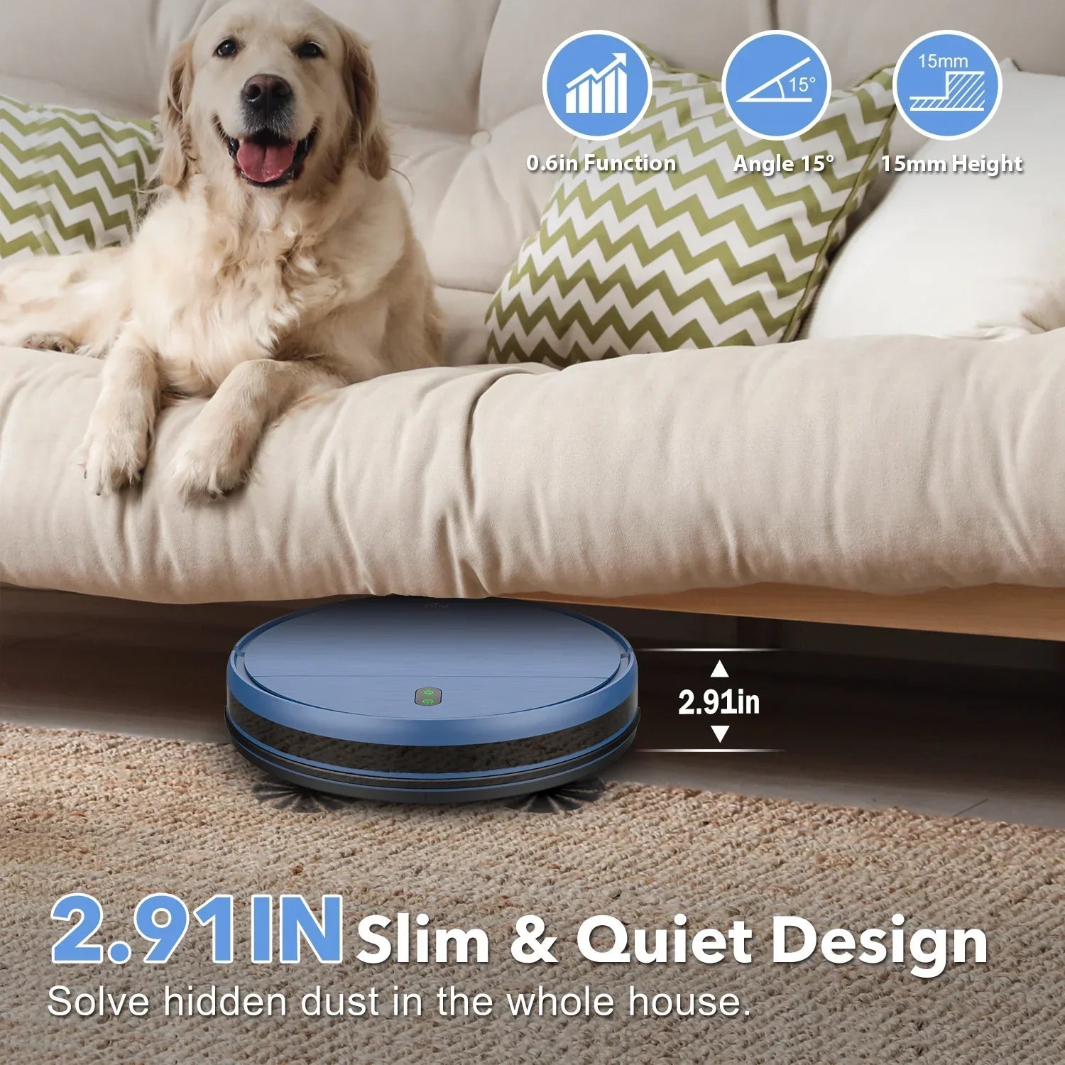 Robot Vacuum Cleaner 4500Pa Smart Home Sweeper Cleaning Machine HOME & KITCHEN