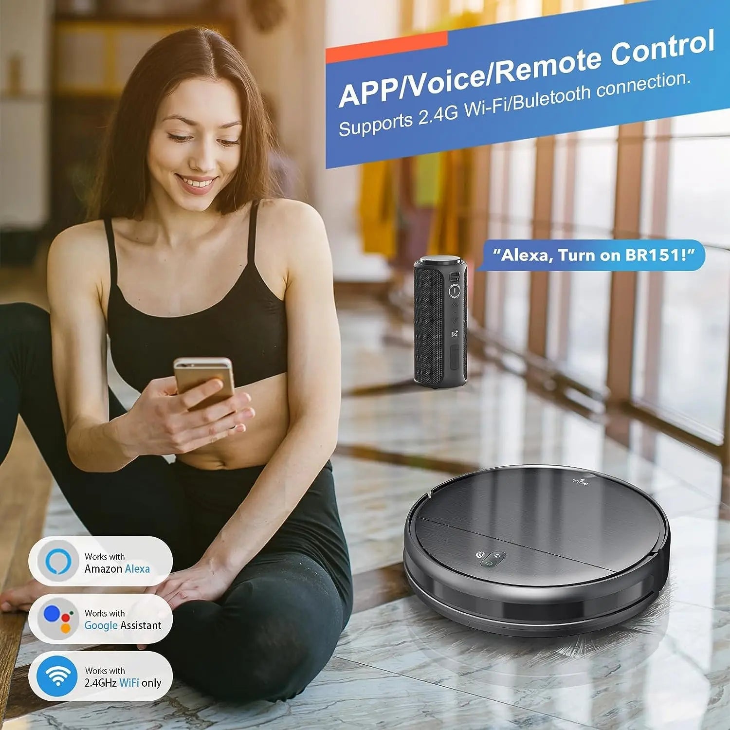 Robot Vacuum Cleaner 4500Pa Smart Home Sweeper Cleaning Machine HOME & KITCHEN