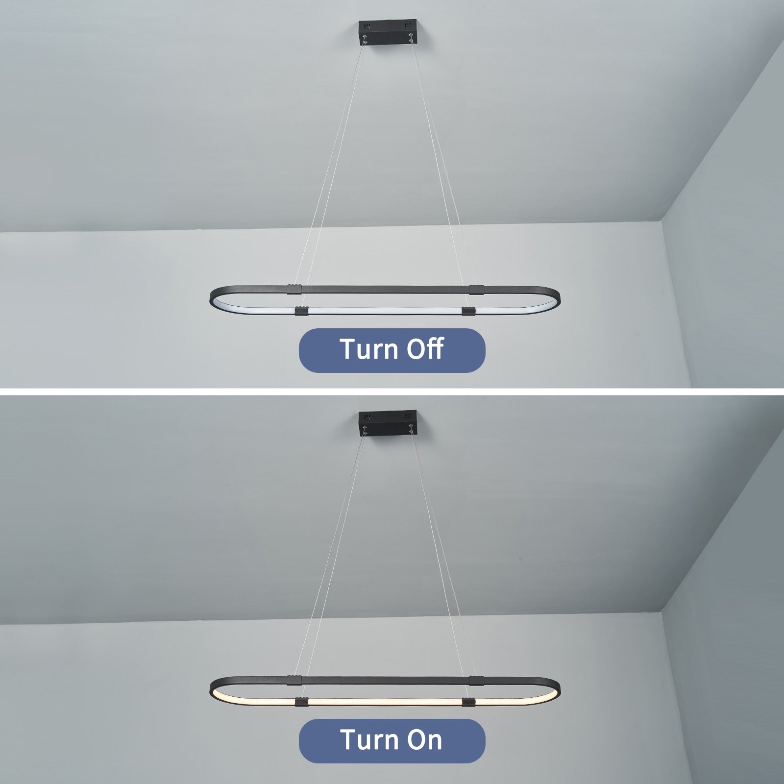 Modern Hanging Led Pendant Lights For Dining Room HOME & KITCHEN