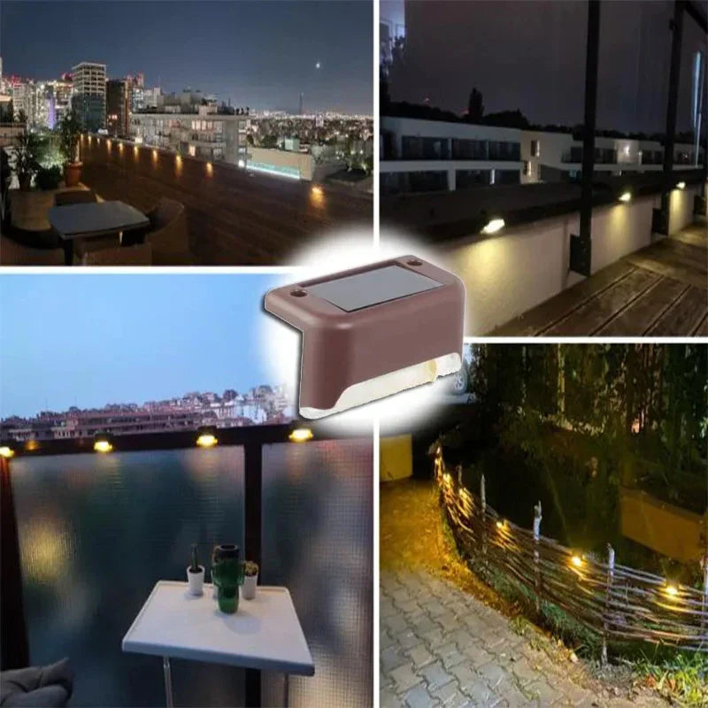 US’s #1 Rated Waterproof Solar Deck, Stair, Wall, Balcony, Garden Light Solee Grow