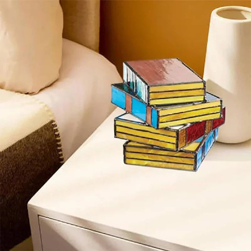 Stacked Books Lamp HOME & KITCHEN