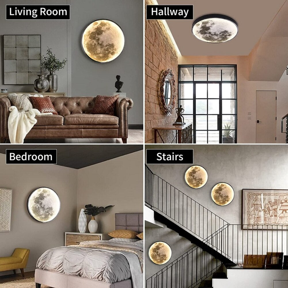 Nordic LED Moon Indoor Light HOME & KITCHEN