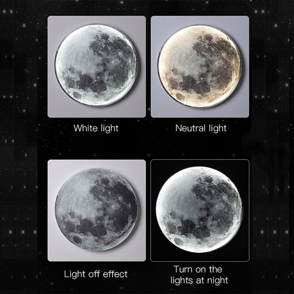 Nordic LED Moon Indoor Light HOME & KITCHEN