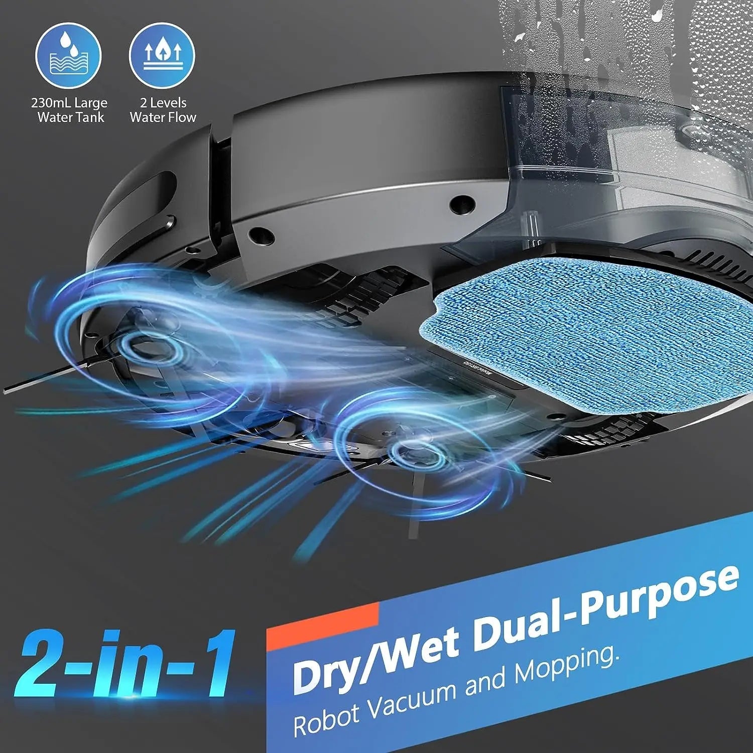 Robot Vacuum Cleaner 4500Pa Smart Home Sweeper Cleaning Machine HOME & KITCHEN