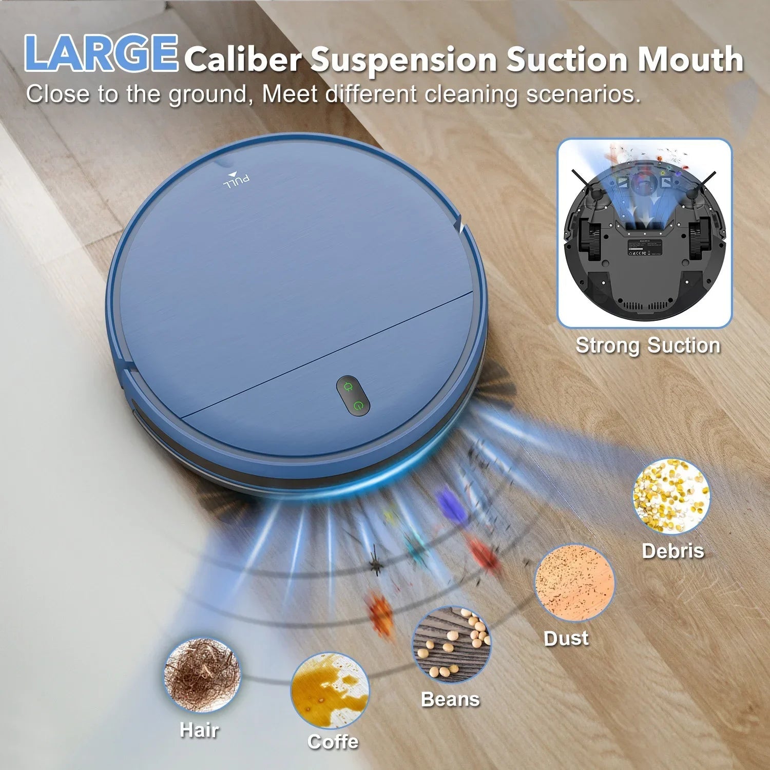 Robot Vacuum Cleaner 4500Pa Smart Home Sweeper Cleaning Machine HOME & KITCHEN