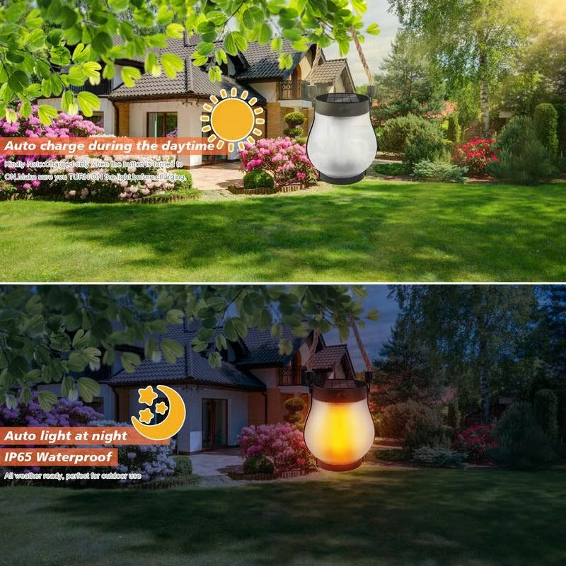 Dancing flame Solar Lantern Outdoor Lights Solee Grow
