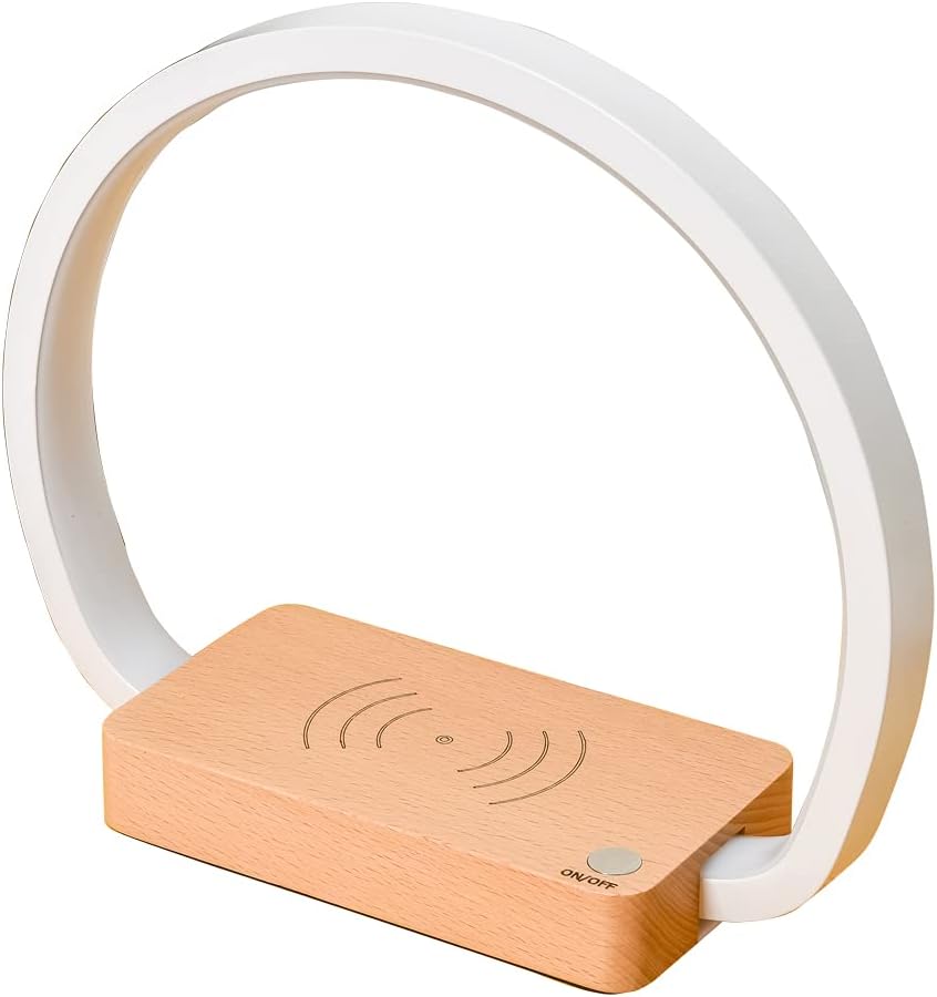 Reading Table Lamp With Wireless Charging HOME & KITCHEN