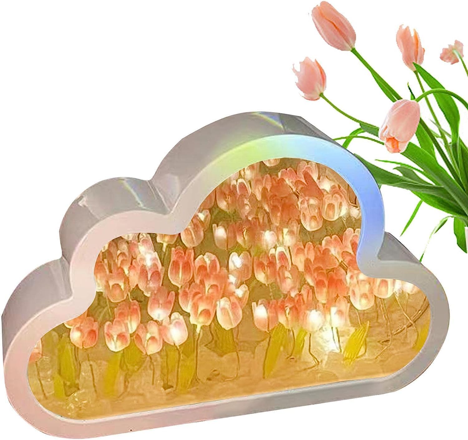 Forever Cloud Mirror Tulips HOME & KITCHEN