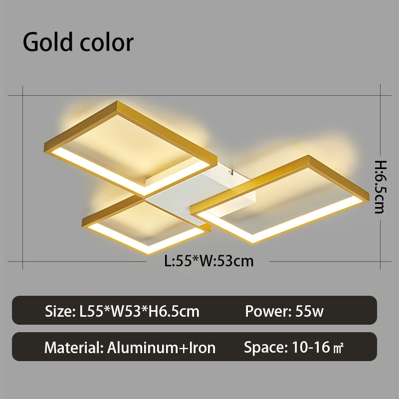 Nordic Modern Led Ceiling Lights for Living Room HOME & KITCHEN