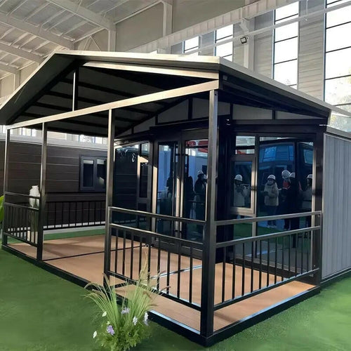 40FT & 20FT Luxury Prefabricated Expandable Container Villa – 2-5 Bedroom Foldable Modular Home.