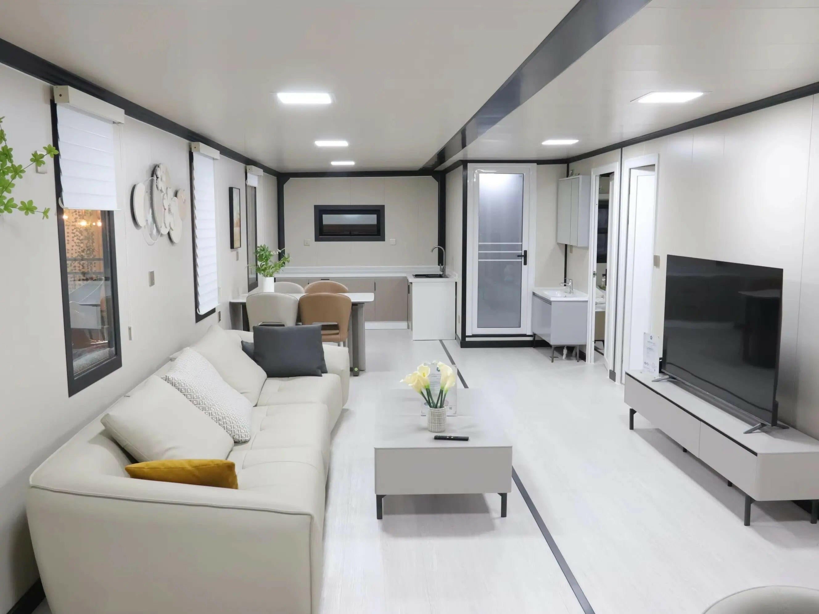 Foldable Modular Steel Home – Prefabricated Portable House for Home, Office, Hotel & Villa.