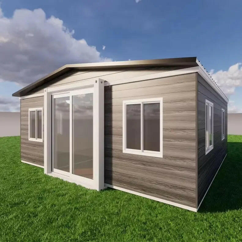 Ready-to-Assemble Mini Modular Steel Container – Portable & Foldable Vacation Home.