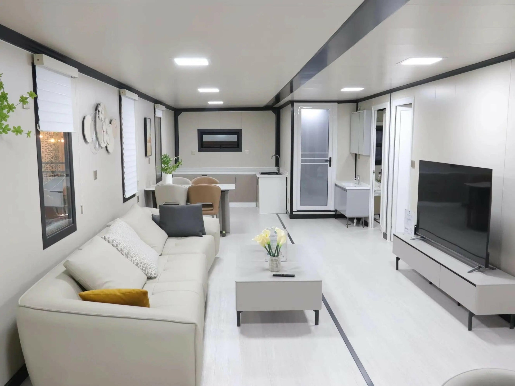 Foldable Modular Steel Home – Prefabricated Portable House for Home, Office, Hotel & Villa.