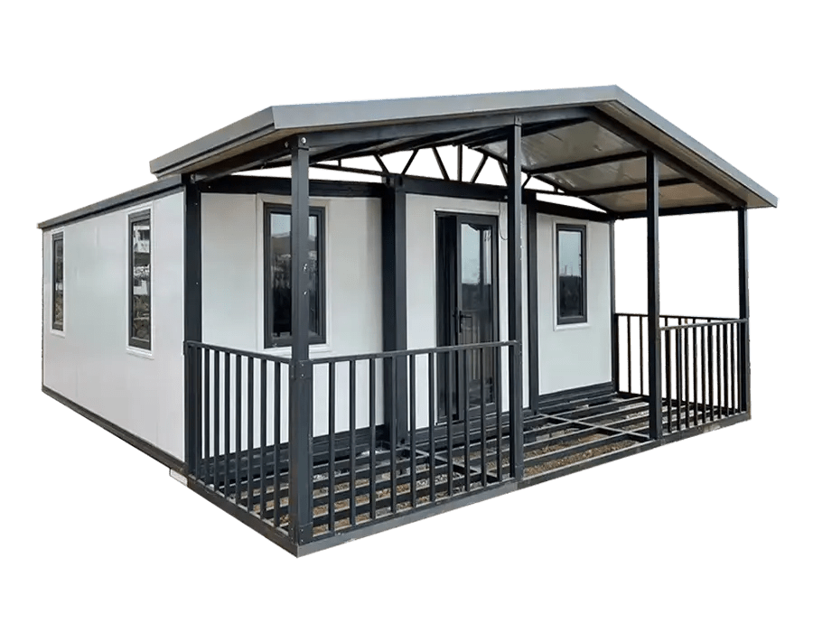 Ready House 20FT Luxury Expandable Container Home – 2-Bedroom Modern Prefab House.