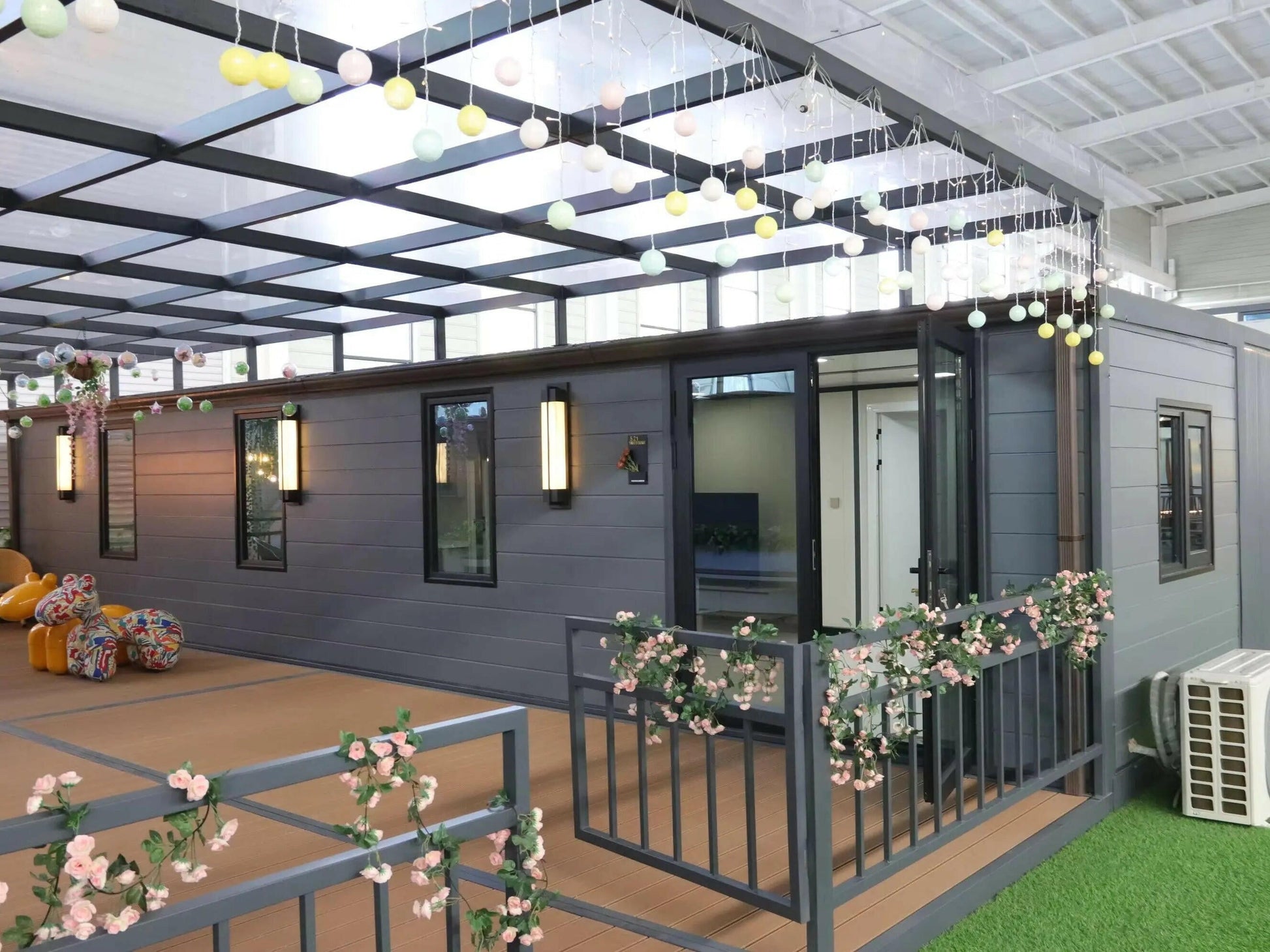Foldable Modular Steel Home – Prefabricated Portable House for Home, Office, Hotel & Villa.