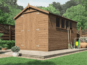 JSS-438 Small Log Cabin Kit (96 sq ft) Hawme