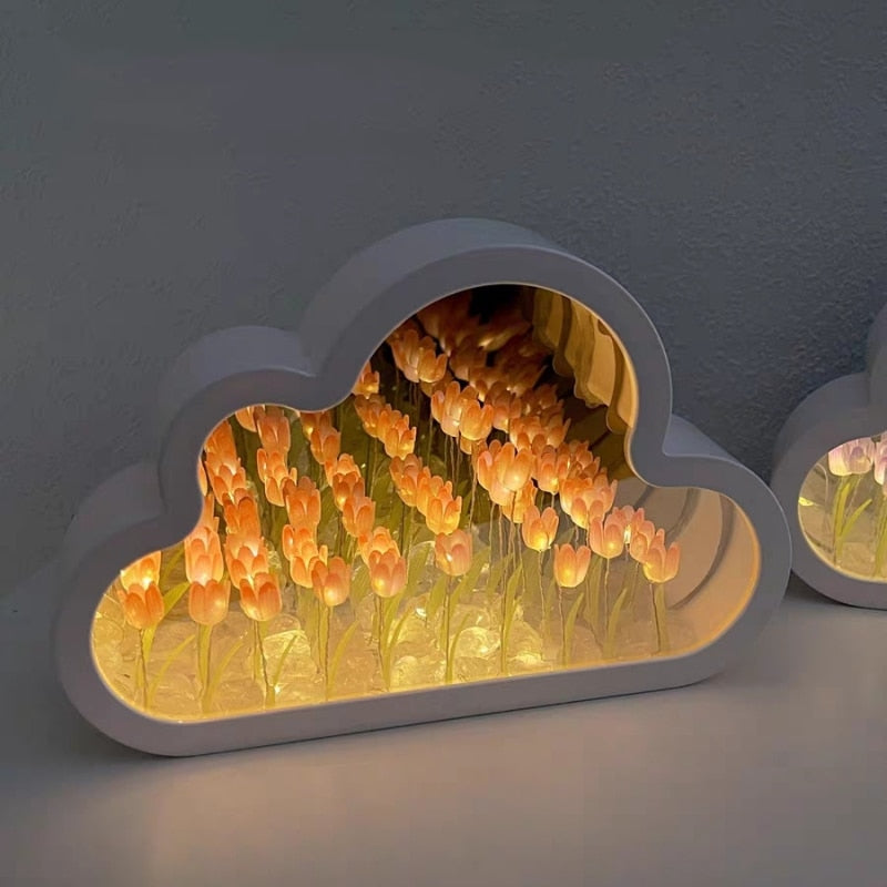 Forever Cloud Mirror Tulips HOME & KITCHEN