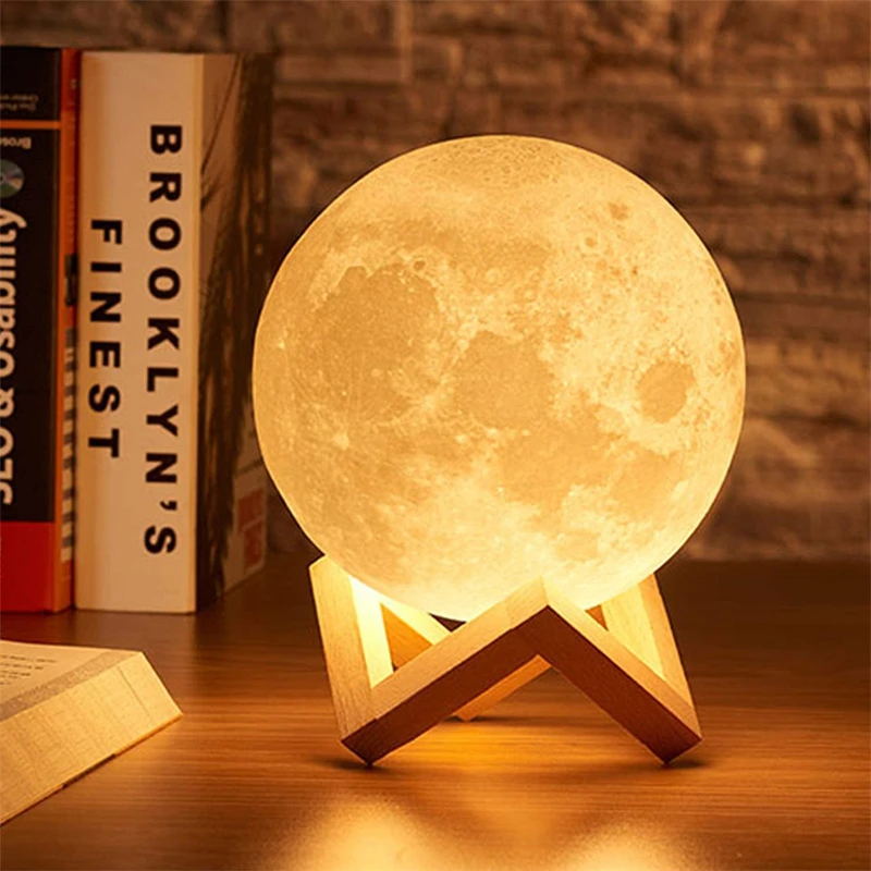 3D Print Moon Lamp HOME & KITCHEN