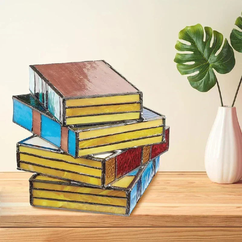 Stacked Books Lamp HOME & KITCHEN