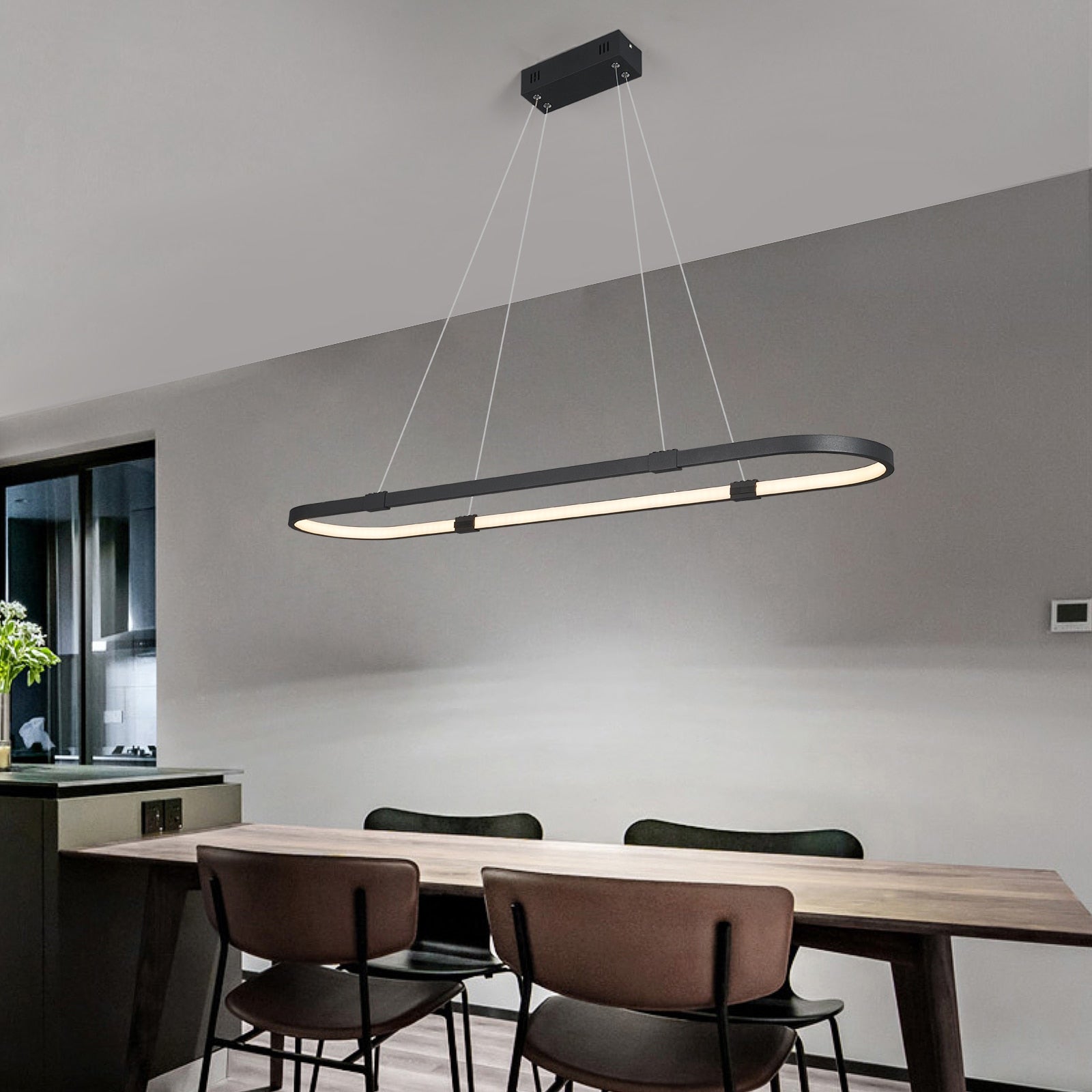 Modern Hanging Led Pendant Lights For Dining Room HOME & KITCHEN