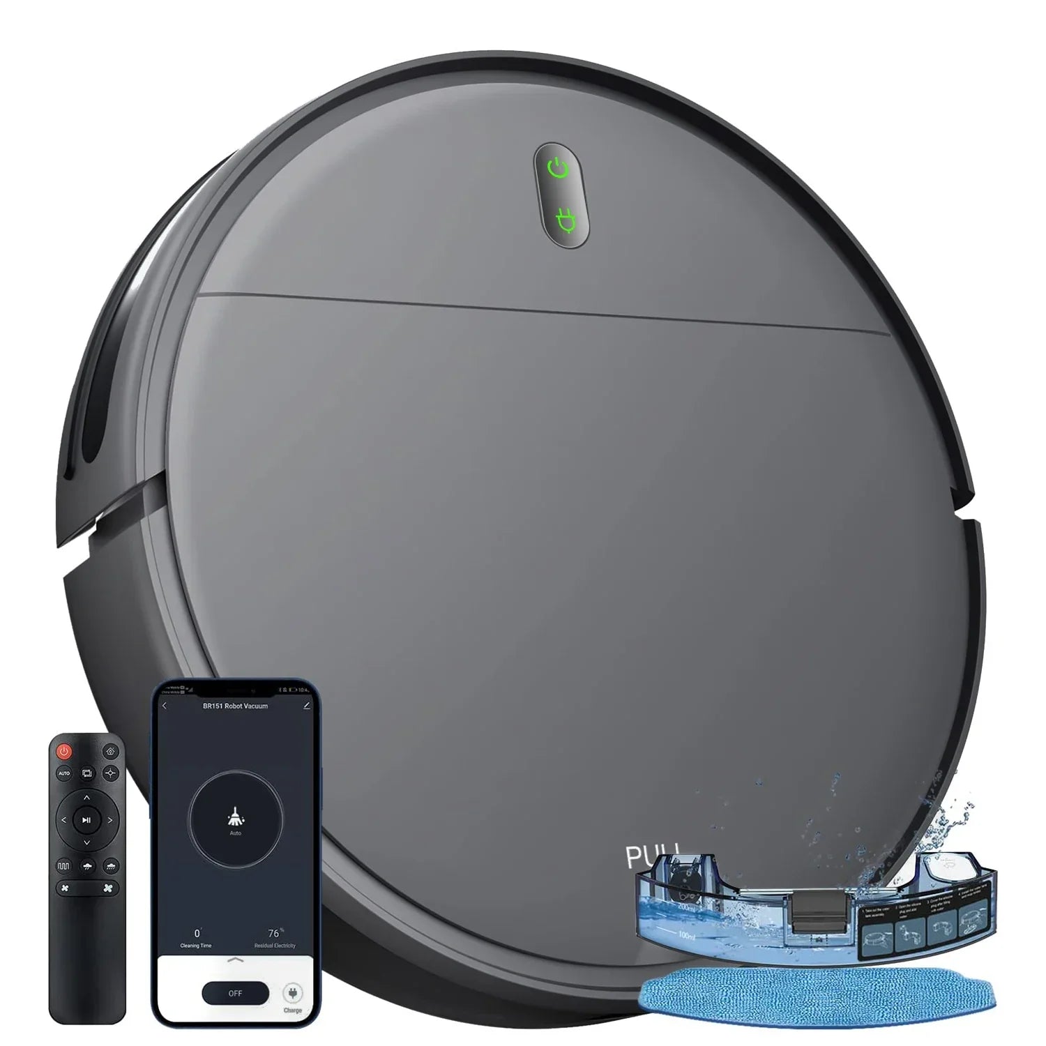 Robot Vacuum Cleaner 4500Pa Smart Home Sweeper Cleaning Machine HOME & KITCHEN