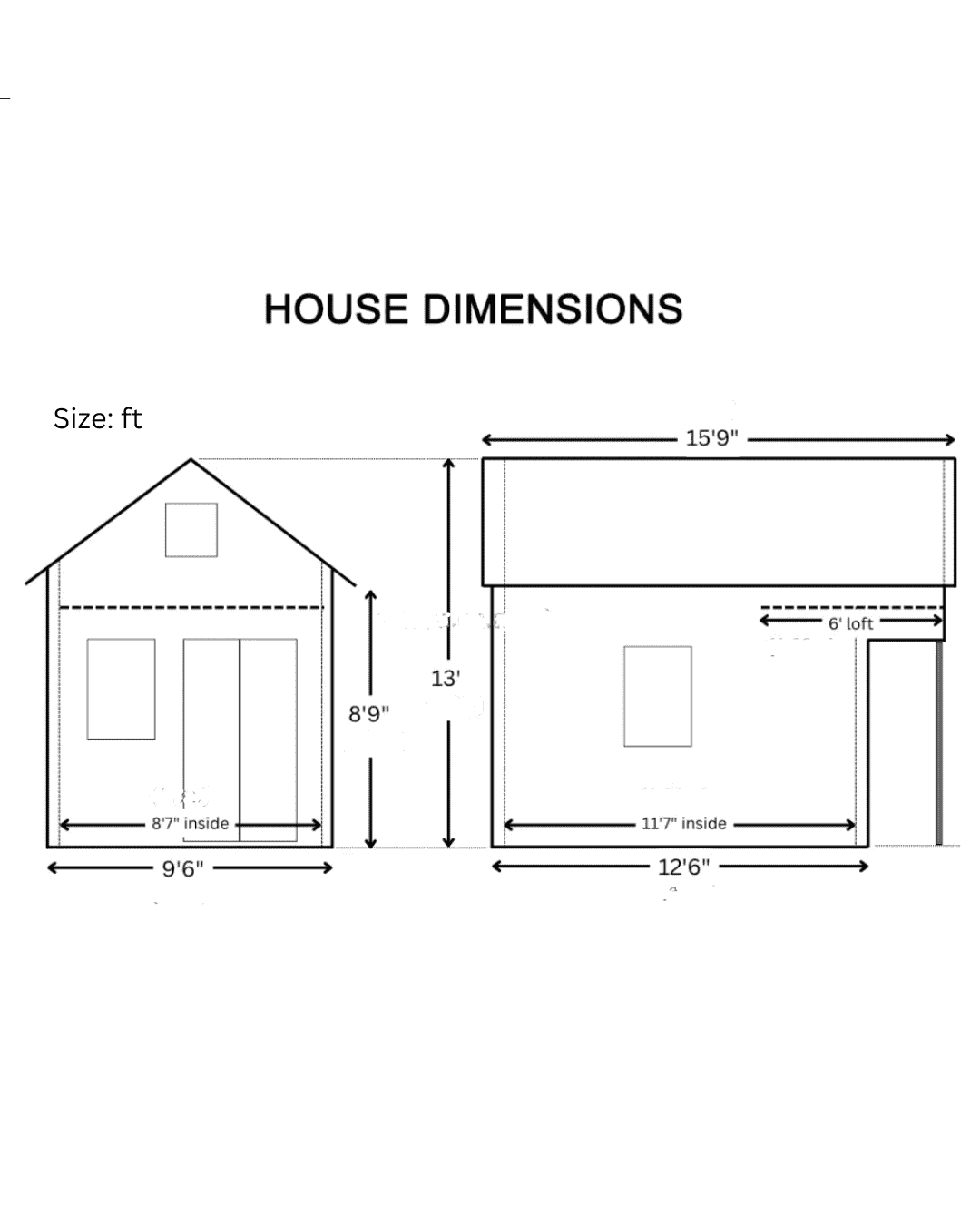 FXB-108 Small Cabin Kit (153 sq ft) Hawme