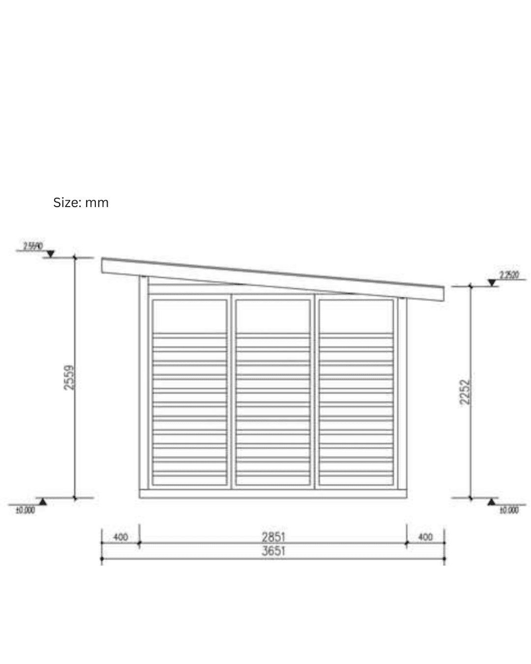 OPH-233 Small Cabin Kit (241 sq ft) Hawme