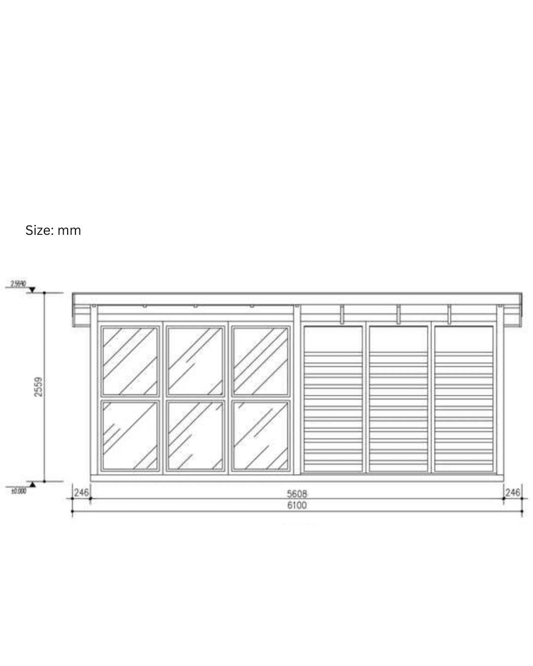 OPH-233 Small Cabin Kit (241 sq ft) Hawme