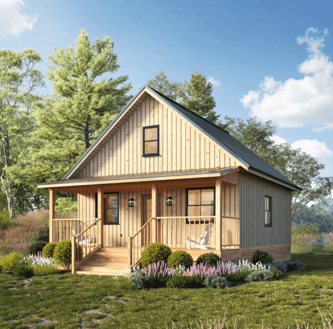 KLA-095 Kit Home With Bedroom, Bathroom & Kitchen (816 sq ft) Hawme