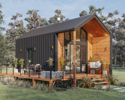 164-TRM Modern Eco-Friendly Wooden Kit Home With Bedroom, Bathroom & Kitchen (468 sq ft)