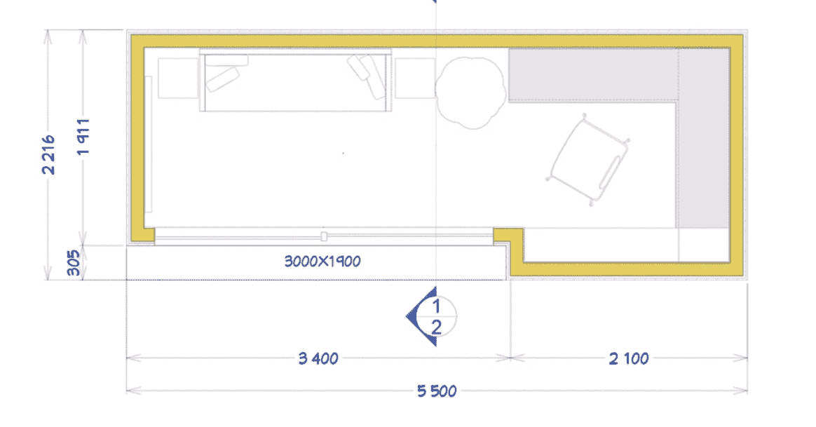 LW-210 Cabin (130sqft) Hawme