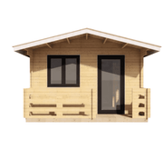 FGT-155 Small Cabin Kit With Bedroom, Bathroom and Kitchen (280sqft) Hawme