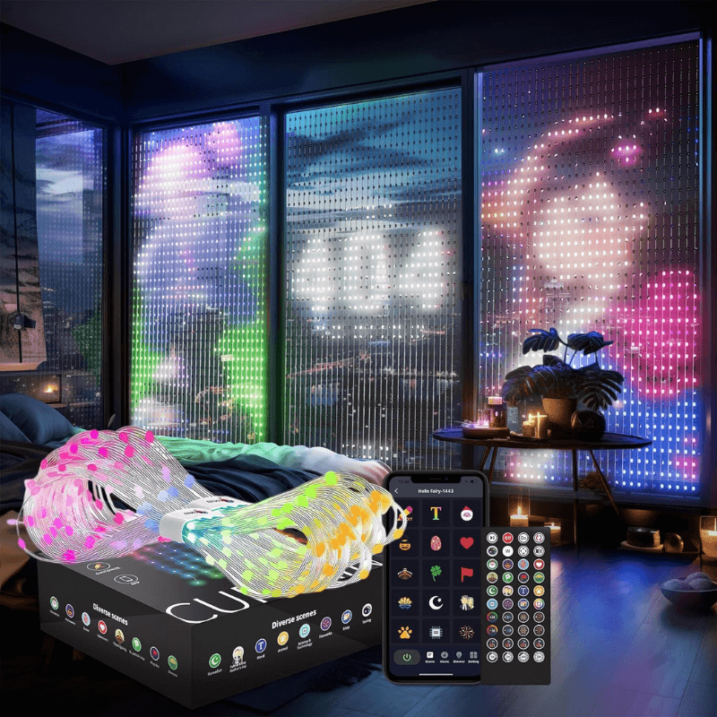 DIY Smart LED Curtain Sync Lights itoolmax
