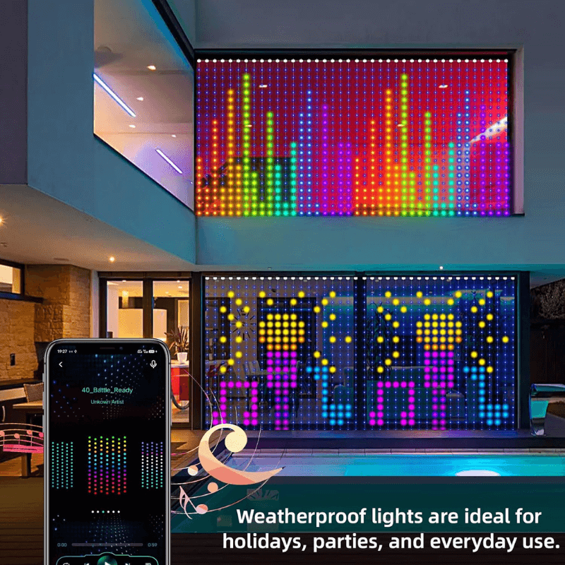 DIY Smart LED Curtain Sync Lights itoolmax