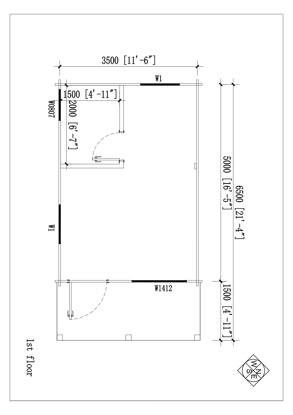 LKH-075 Tiny House Kit (323 sq ft) Hawme