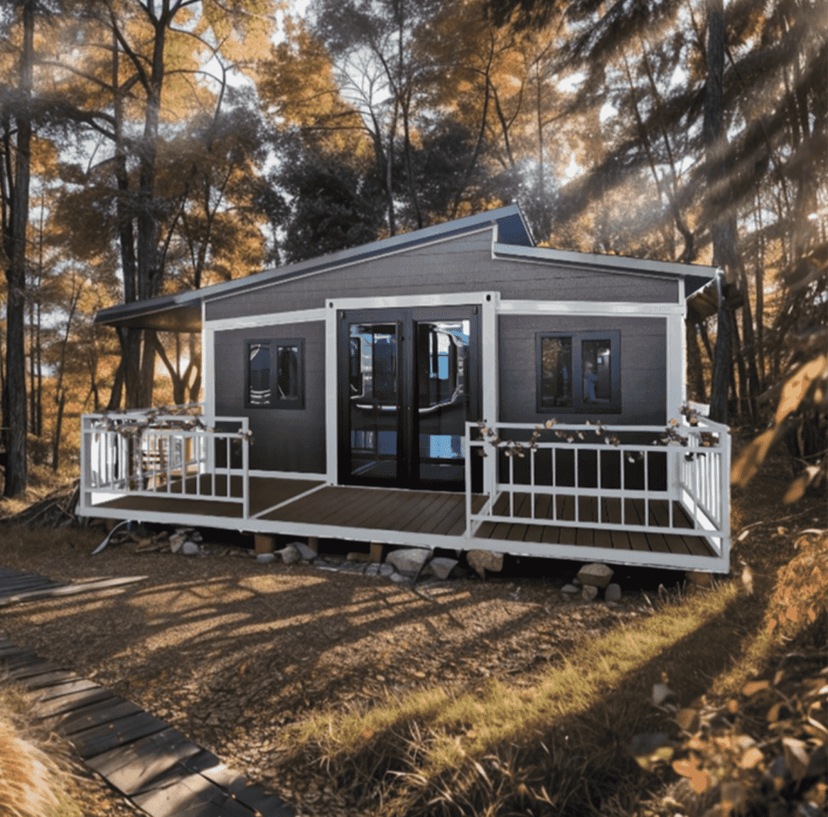A30 Eco Prefab Home With 2 Bedrooms, Kitchen & Bathroom (400sqft) Hawme