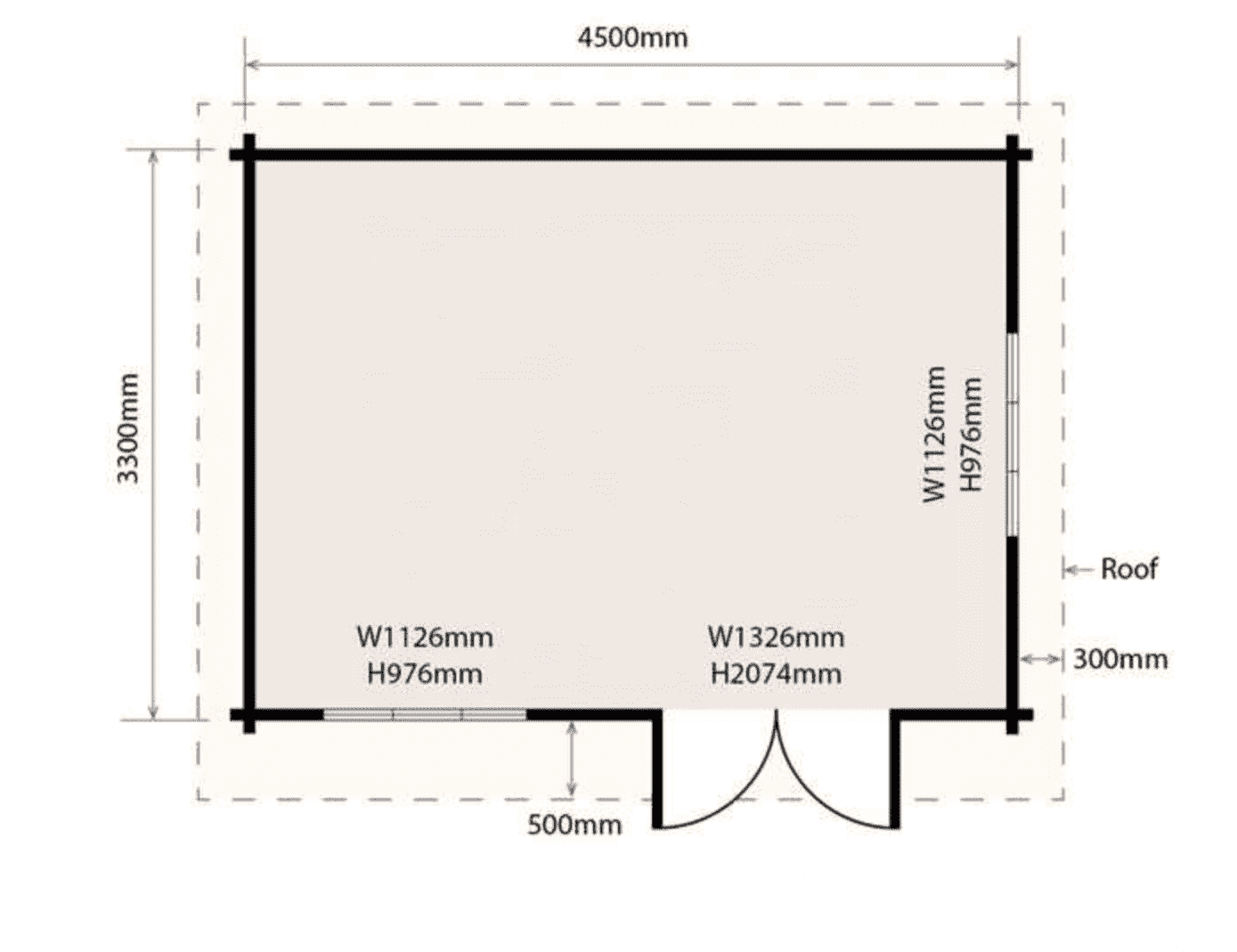 CST-088 Small Cabin Kit (160 sq ft) Hawme