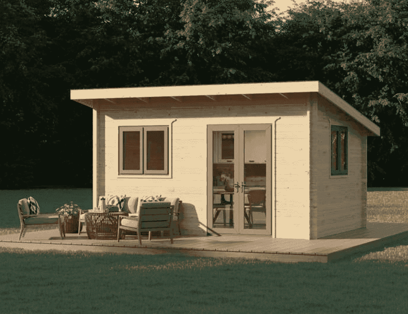 CST-088 Small Cabin Kit (160 sq ft) Hawme
