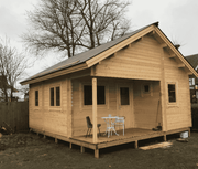 FST-450 Tiny Wood House Kit With Bedroom, Bathroom & Kitchen (400sqft) Hawme